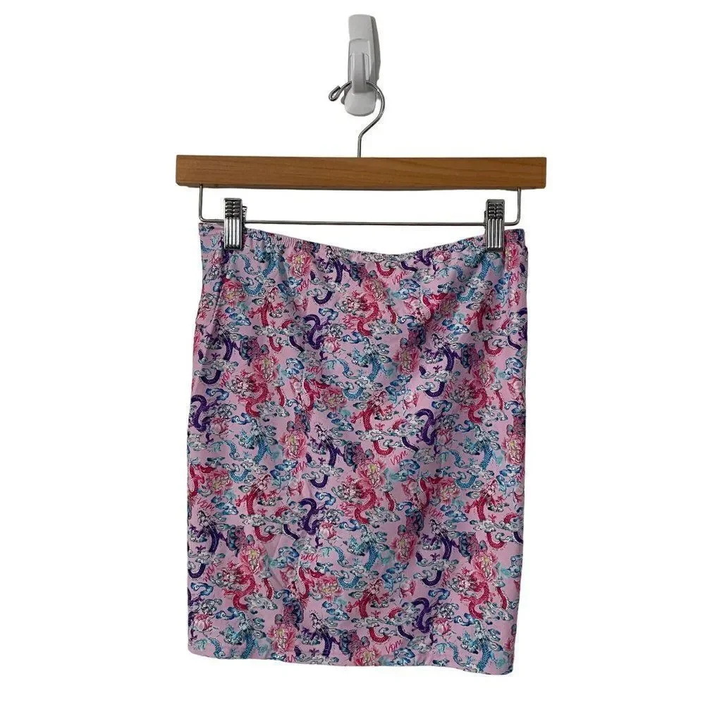 NWT Revolve x VDM Kylie Dragons Knot‎ Swim Cover Up Skirt Medium